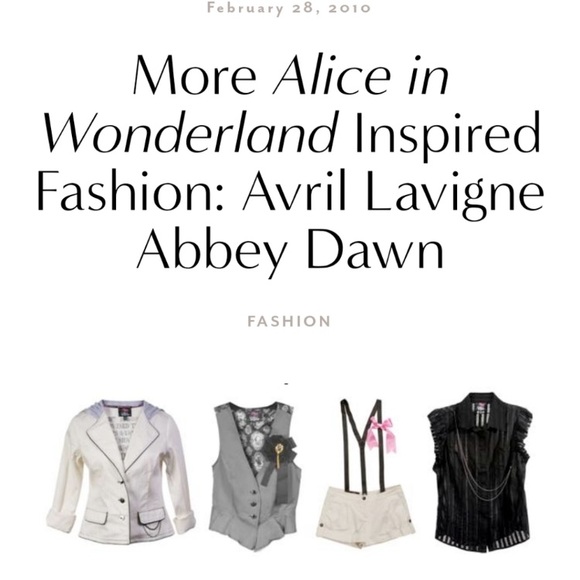 ***Rare Abbey Dawn for Alice in Wonderland Black Silver Chain Detail Blouse #S - Picture 9 of 10